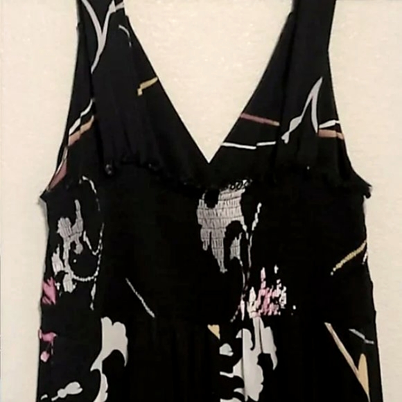 Maxi Dress Black Pink Gray - Picture 5 of 6